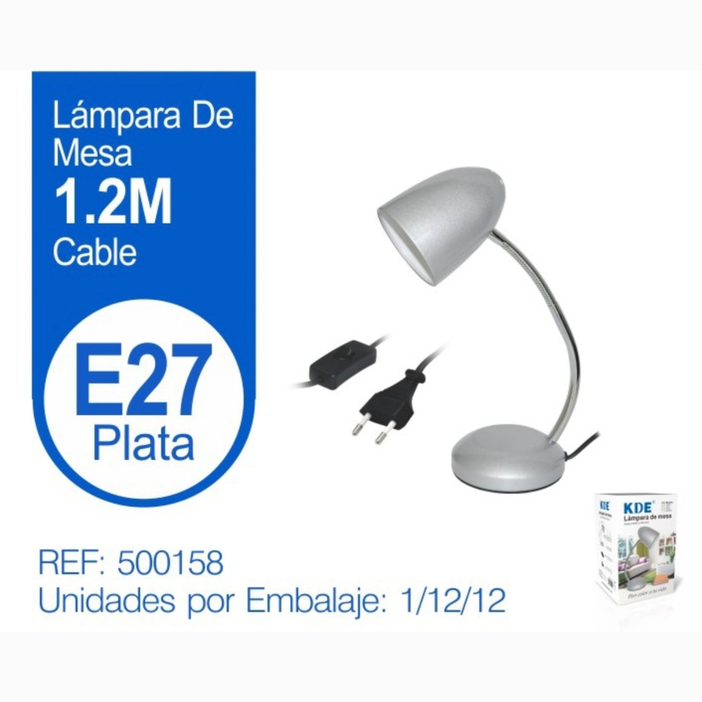 Lámpara flexo E27