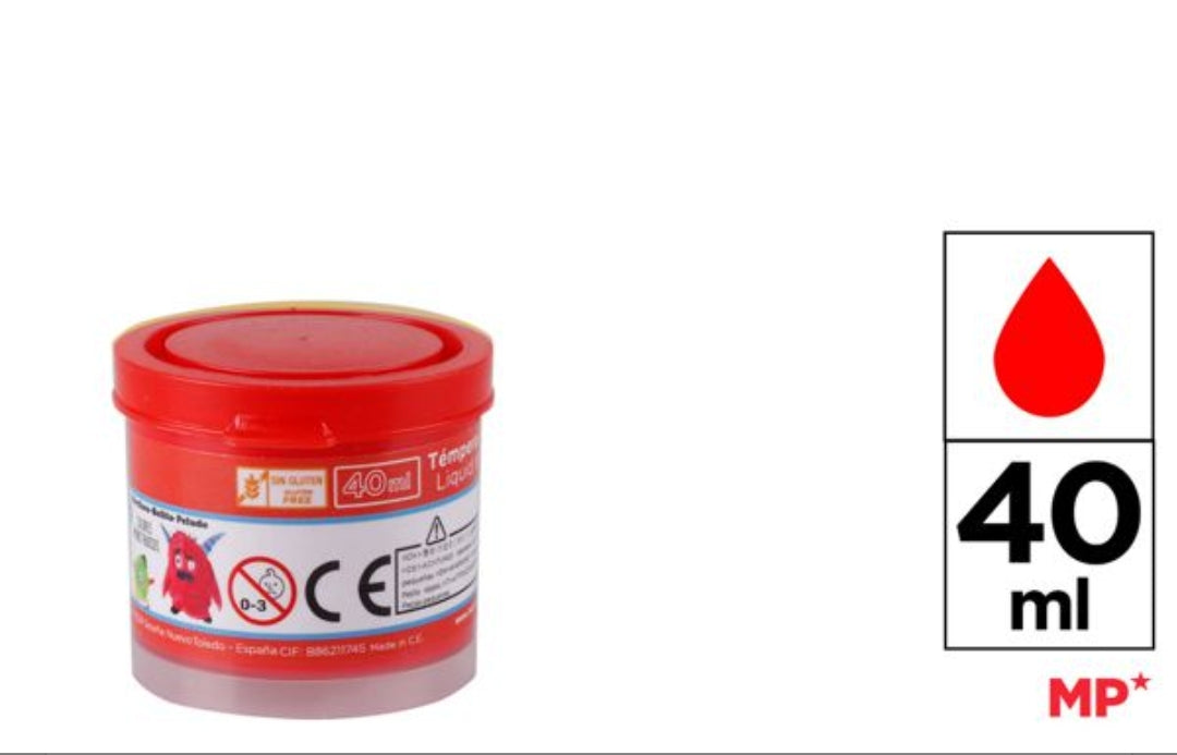 Témperas 40ml ( + colores )