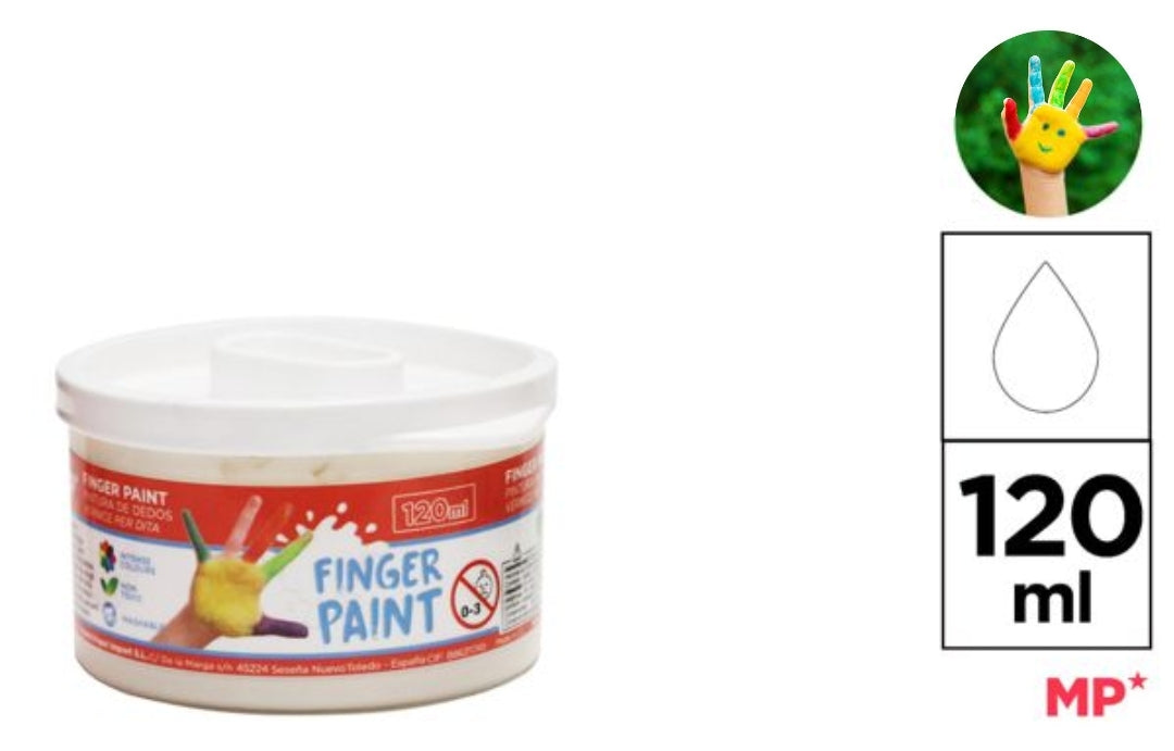 Témperas para pintar con dedo ( + colores )