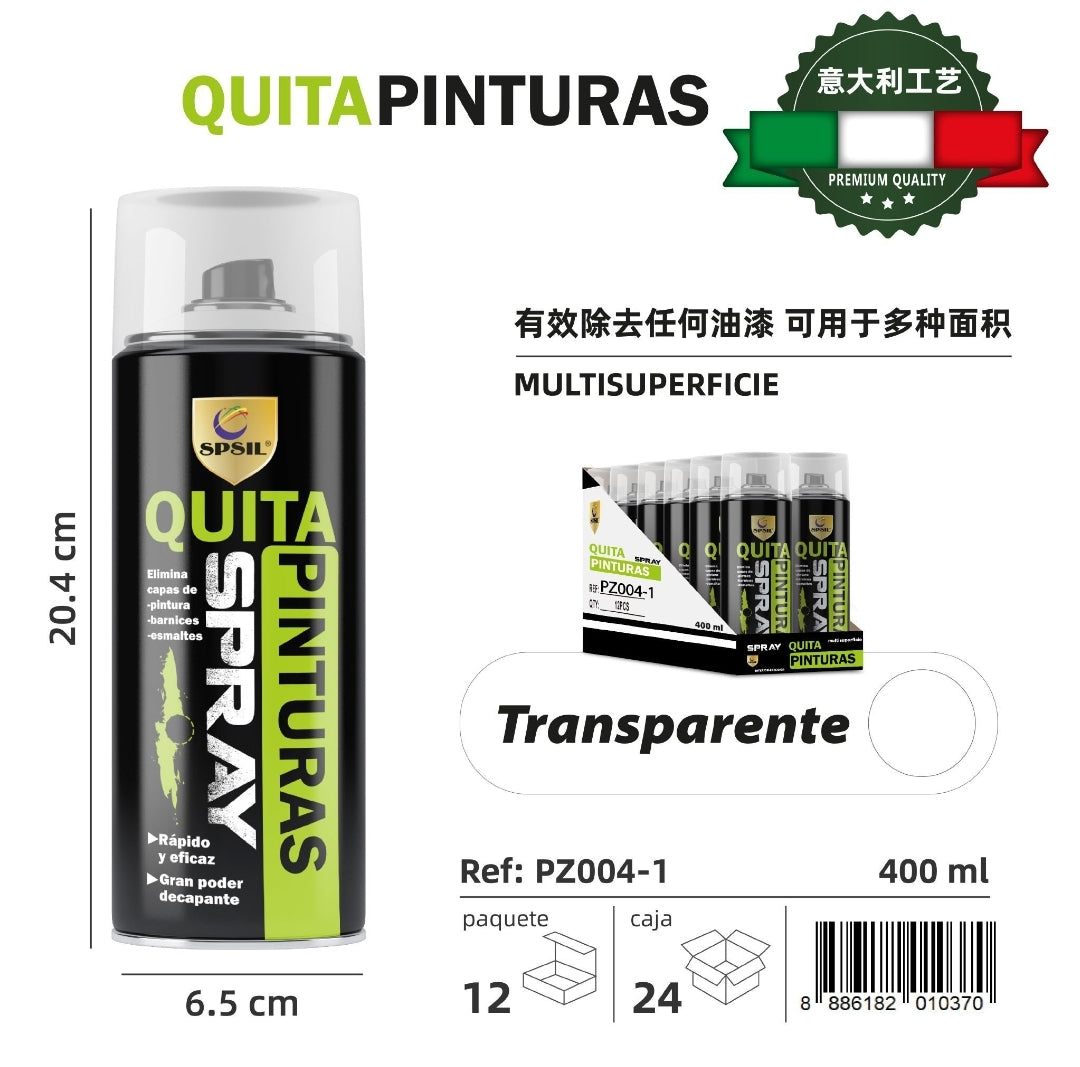 Quitaspintura transparente 400ml