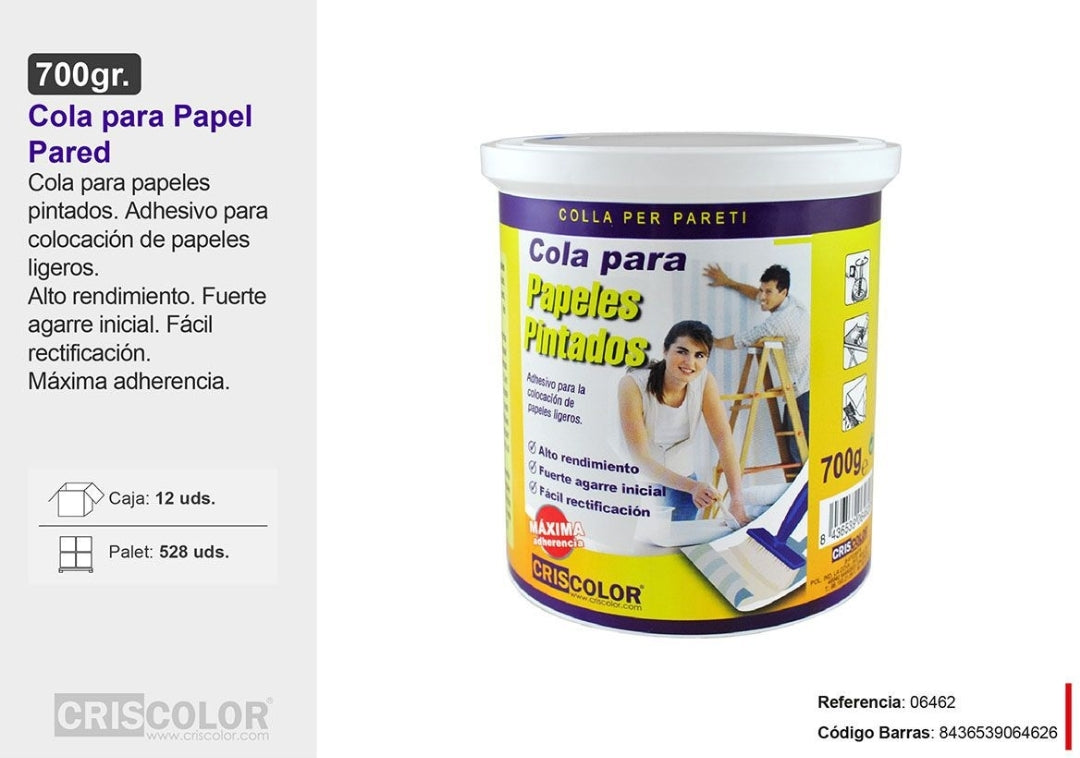 Cola para papeles pintados 700g