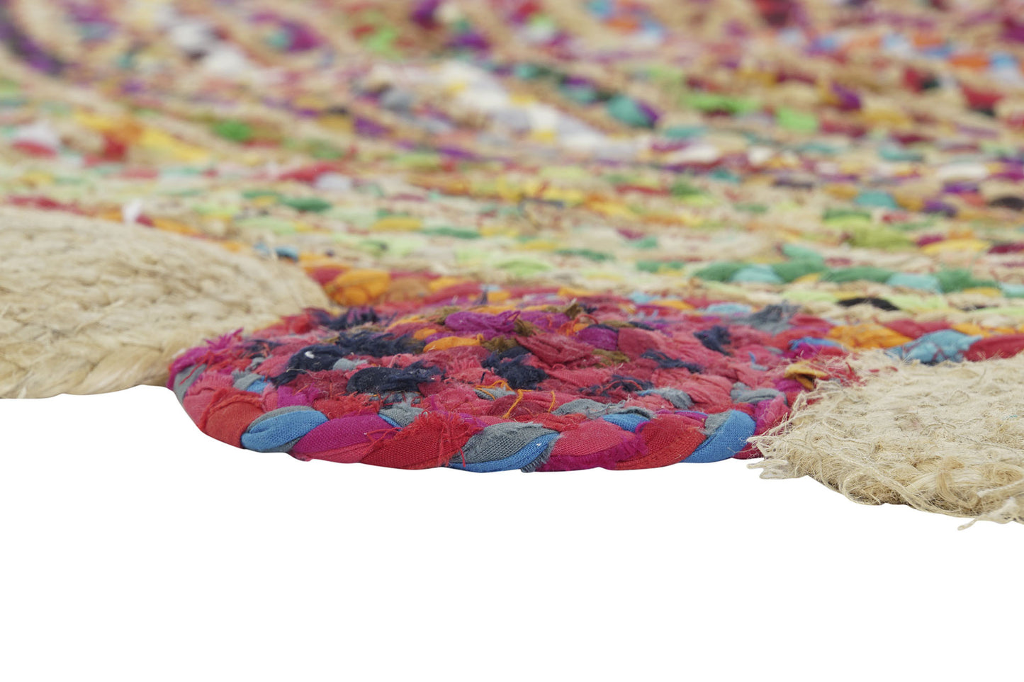 Alfombra algodon yute 160*160*1cm 2100gsm