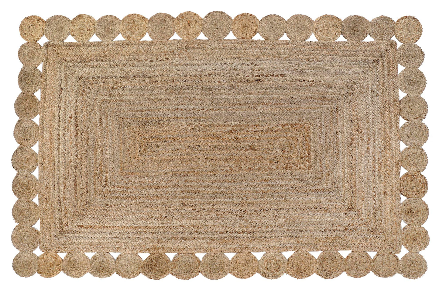Alfombra yute 200*290cm 2200gsm natural marron