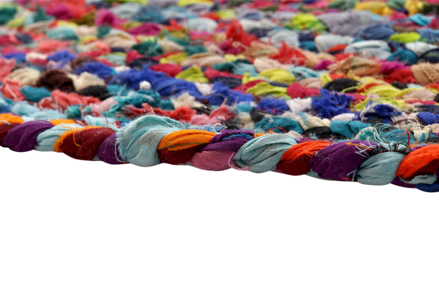 Alfombra algodon yute 200*200cm chindi