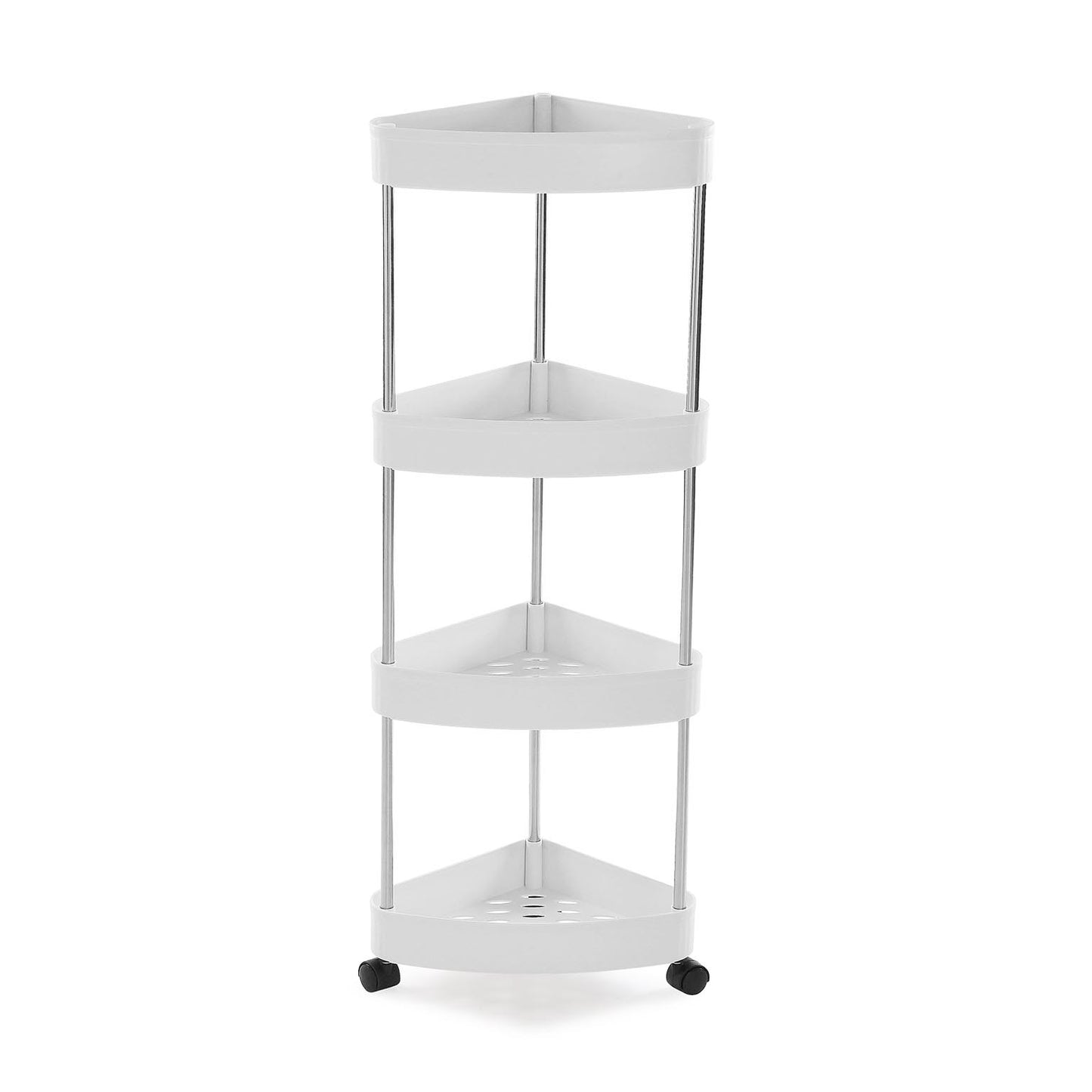 Carro rinconera 4 baldas blanco 89.5cm