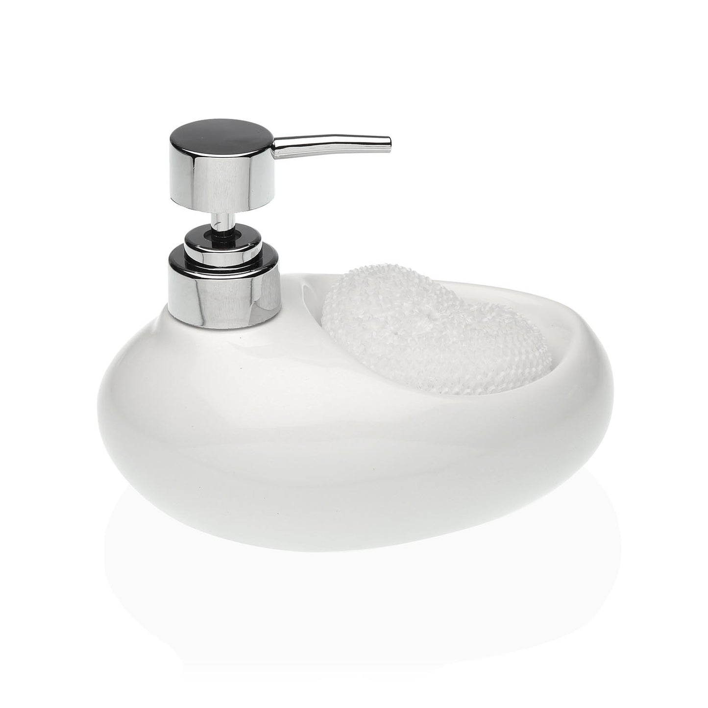 Dispensador ceramica estropajo 16.5cm