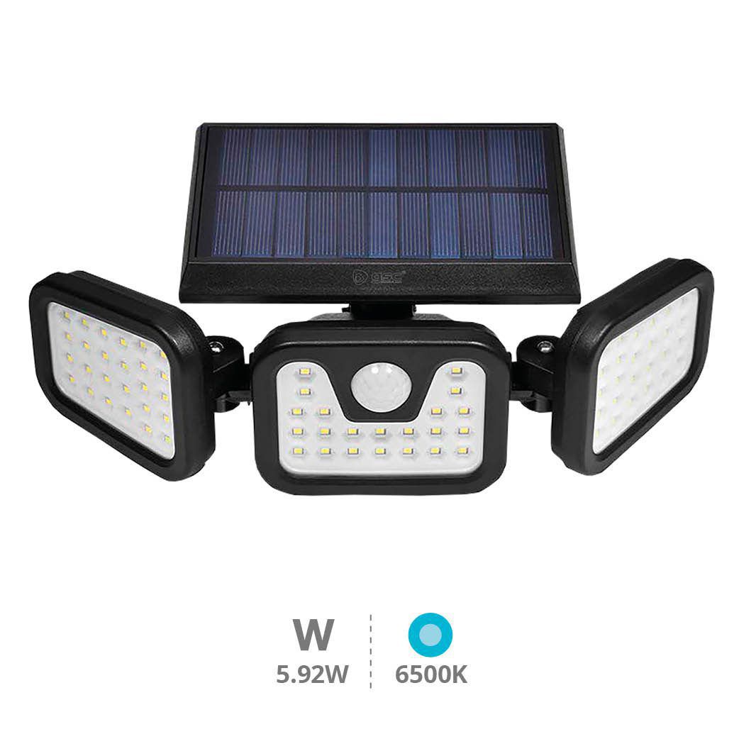 Aplique solar LED orientable