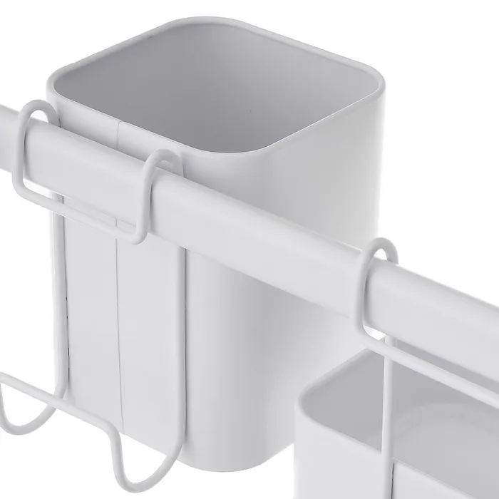 ORGANIZADOR COCINA PARED METAL BLANCO 60 CM