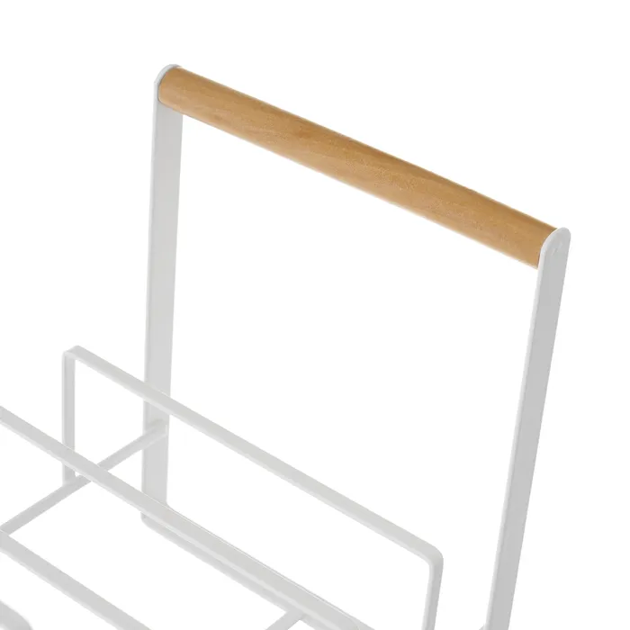 SOPORTE ALMACENAJE METAL BLANCO 32,50 X 16 X 20 CM