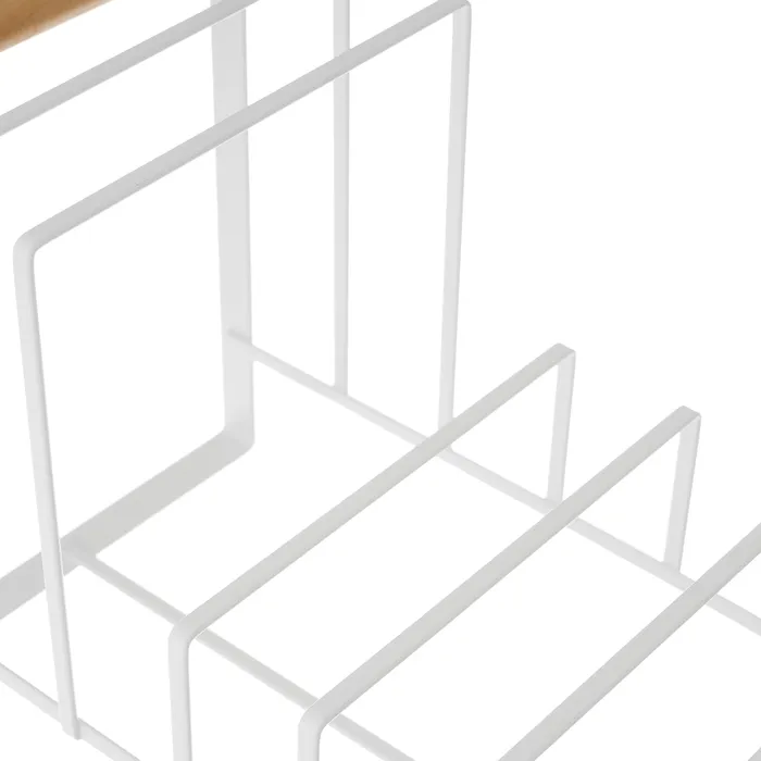 SOPORTE ALMACENAJE METAL BLANCO 32,50 X 16 X 20 CM