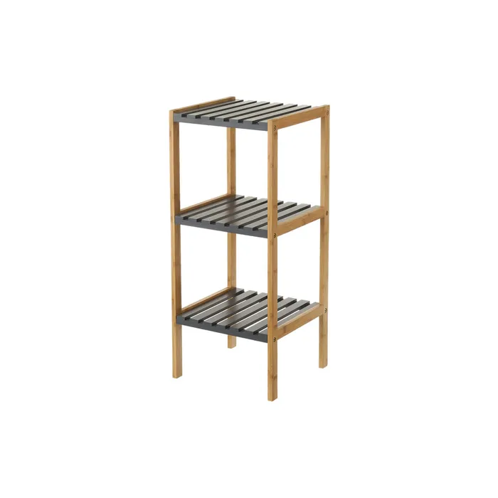 ESTANTERÍA 4 BALDAS BAMBÚ-MDF GRIS
34 X 33 X 110 CM ( + medidas )