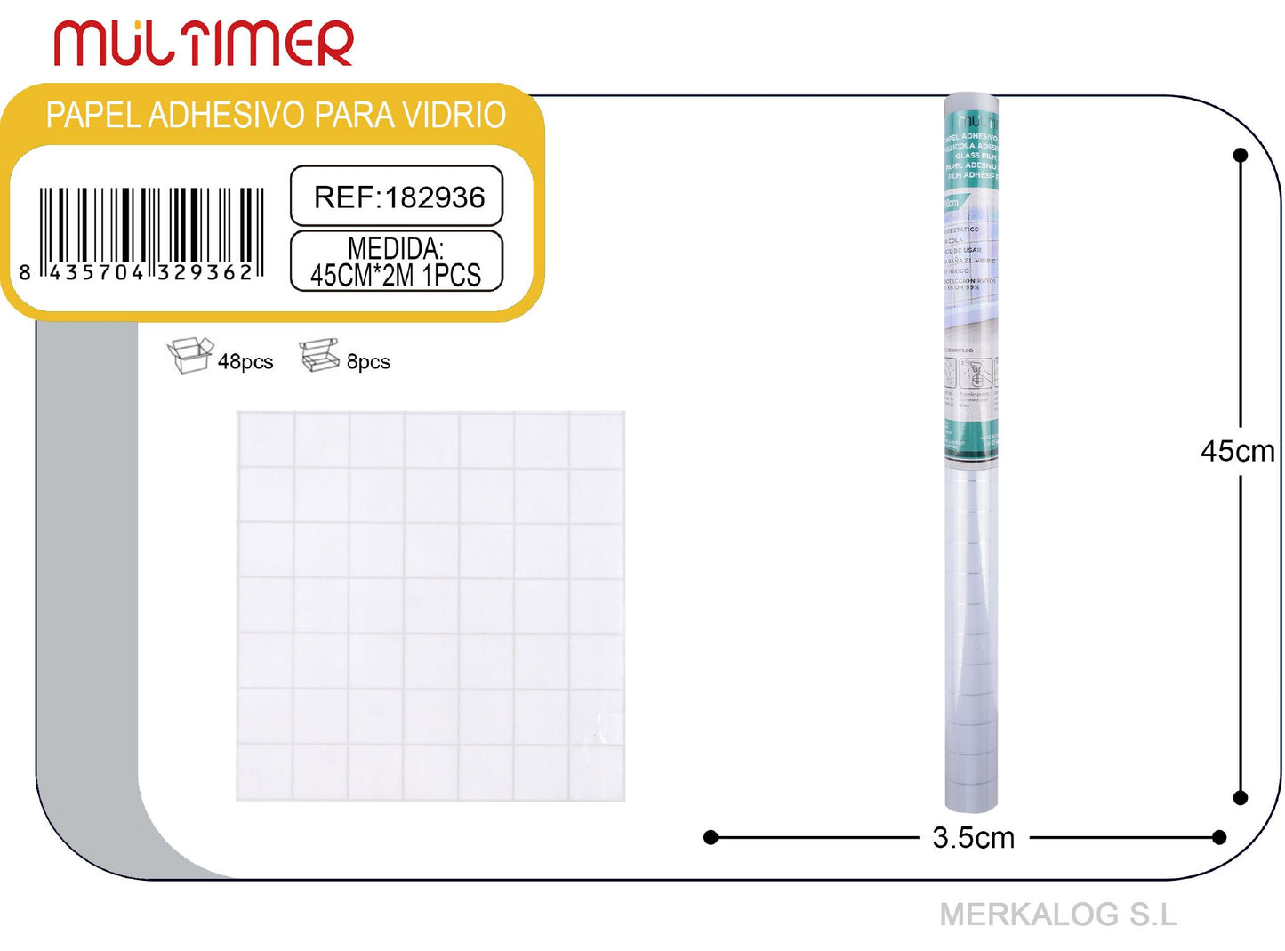 Vinilos para Cristales y Ventanas 45cm*2m