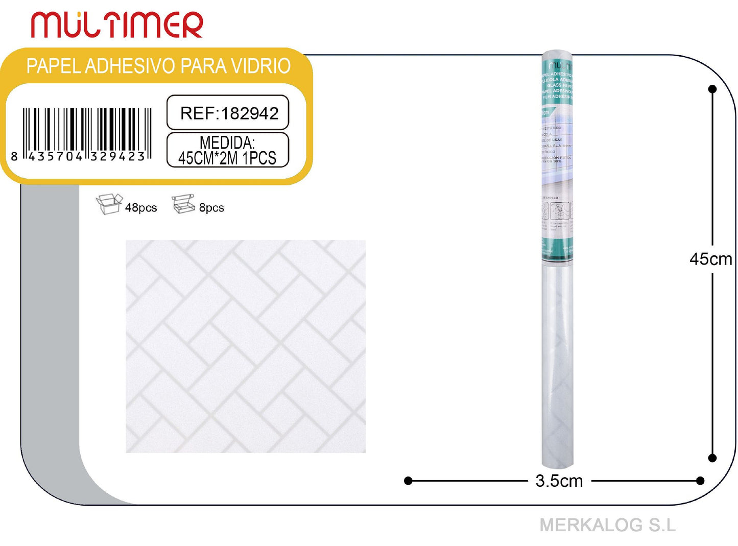 Vinilos para Cristales y Ventanas 45cm*2m