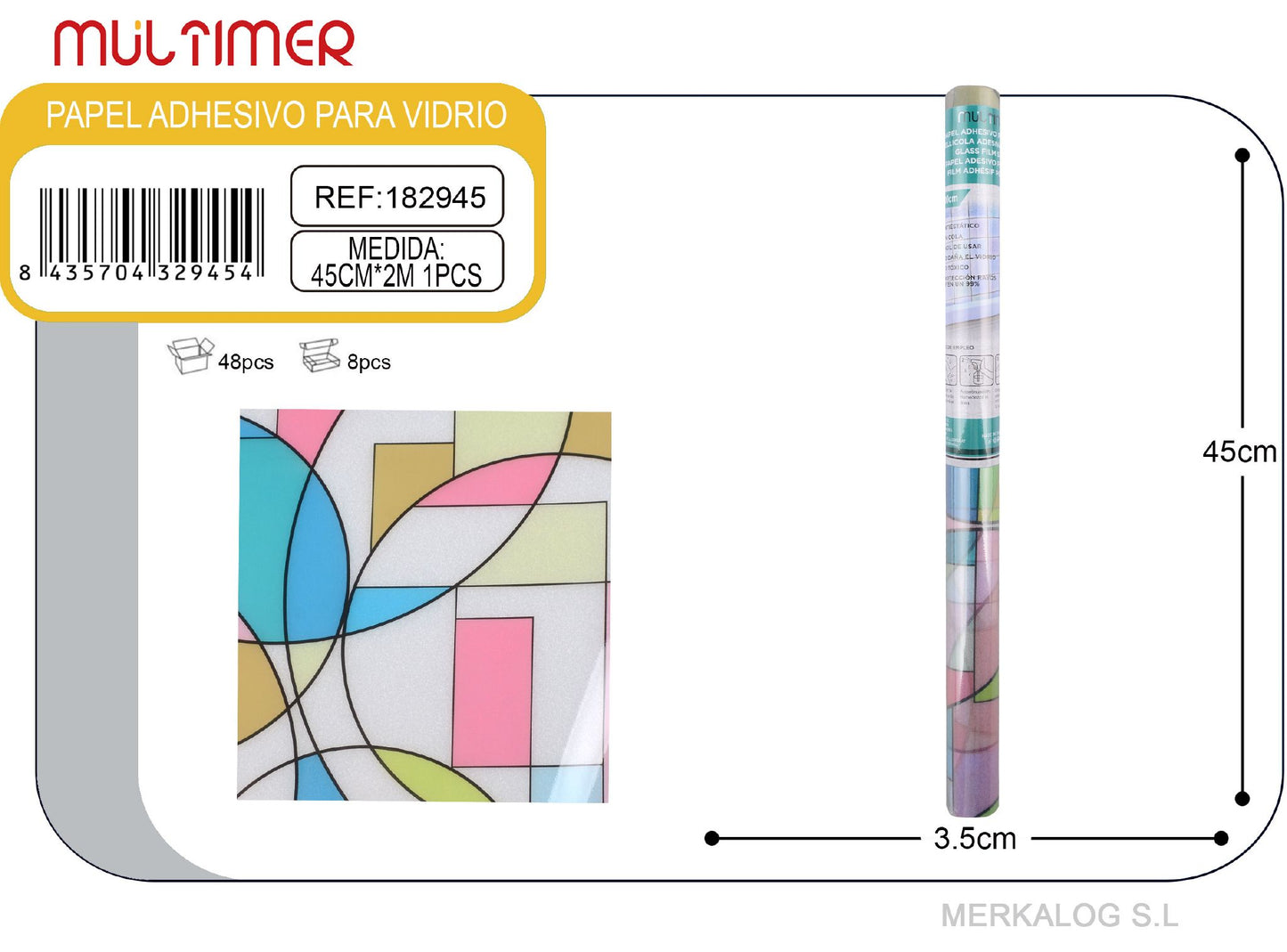 Vinilos para Cristales y Ventanas 45cm*2m