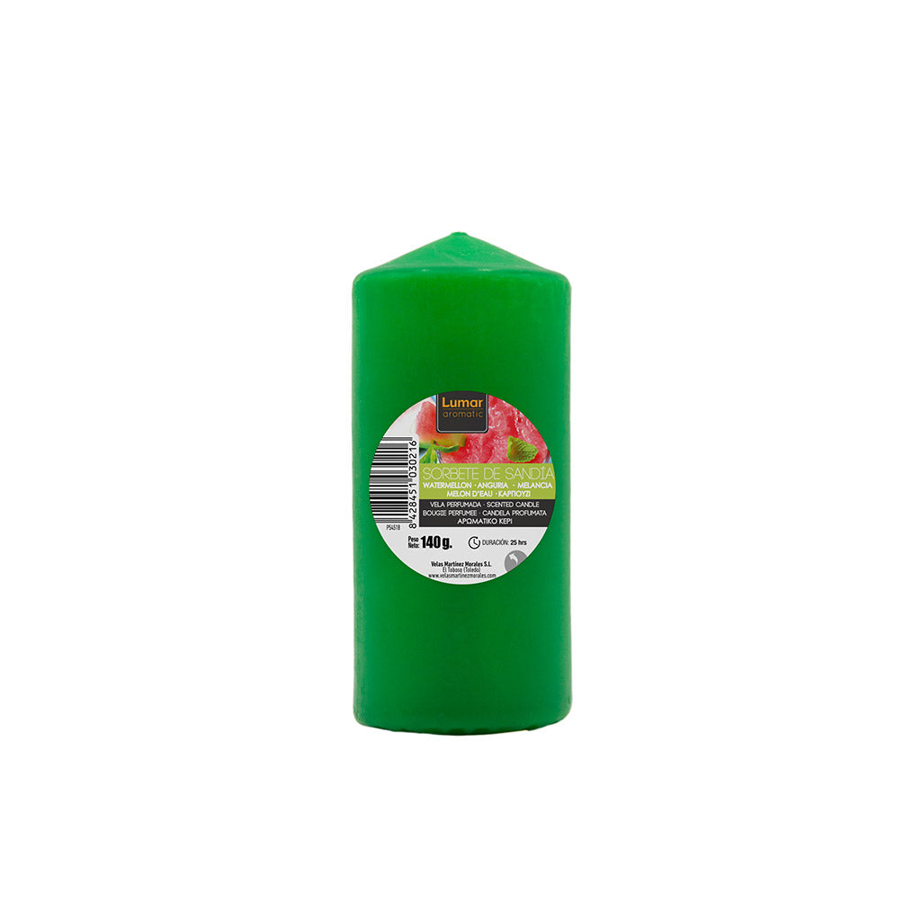 Vela taco (M) perfumada sandia