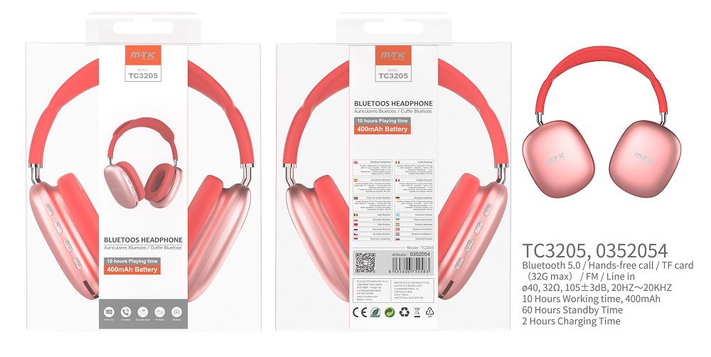 Auriculares bluetooth TC3205