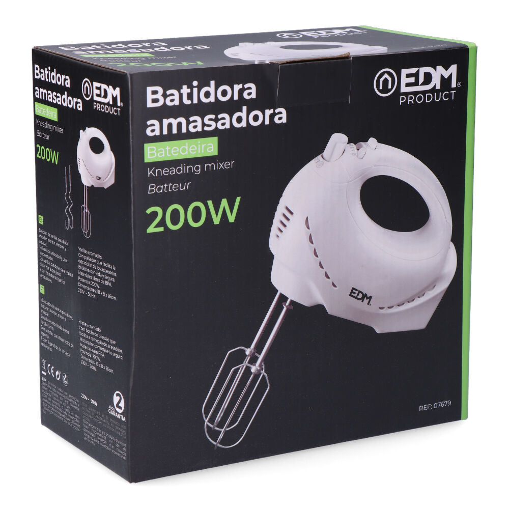 Batidora/amasadora turbo 200w