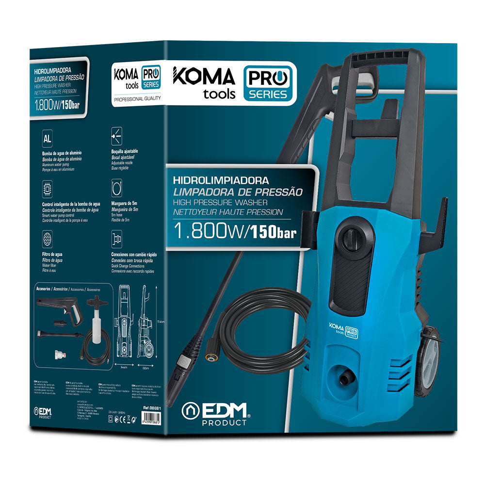 Hidrolimpiadora alta presion 1800w KOMA