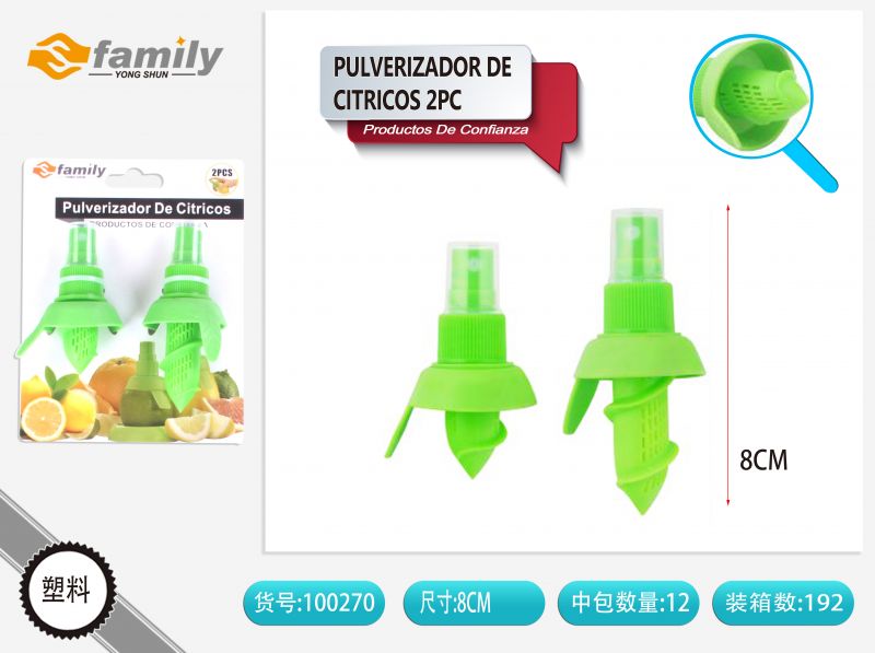 Pulverizador de citricos 2pcs 8cm