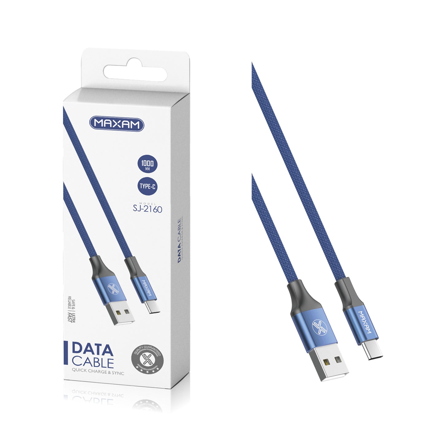 Cavo blu tipo c 2A 1m 