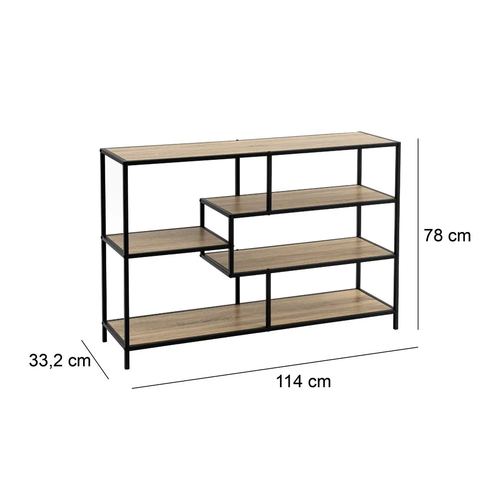 Estanteria 4 baldas pb-metal 114*33*78cm