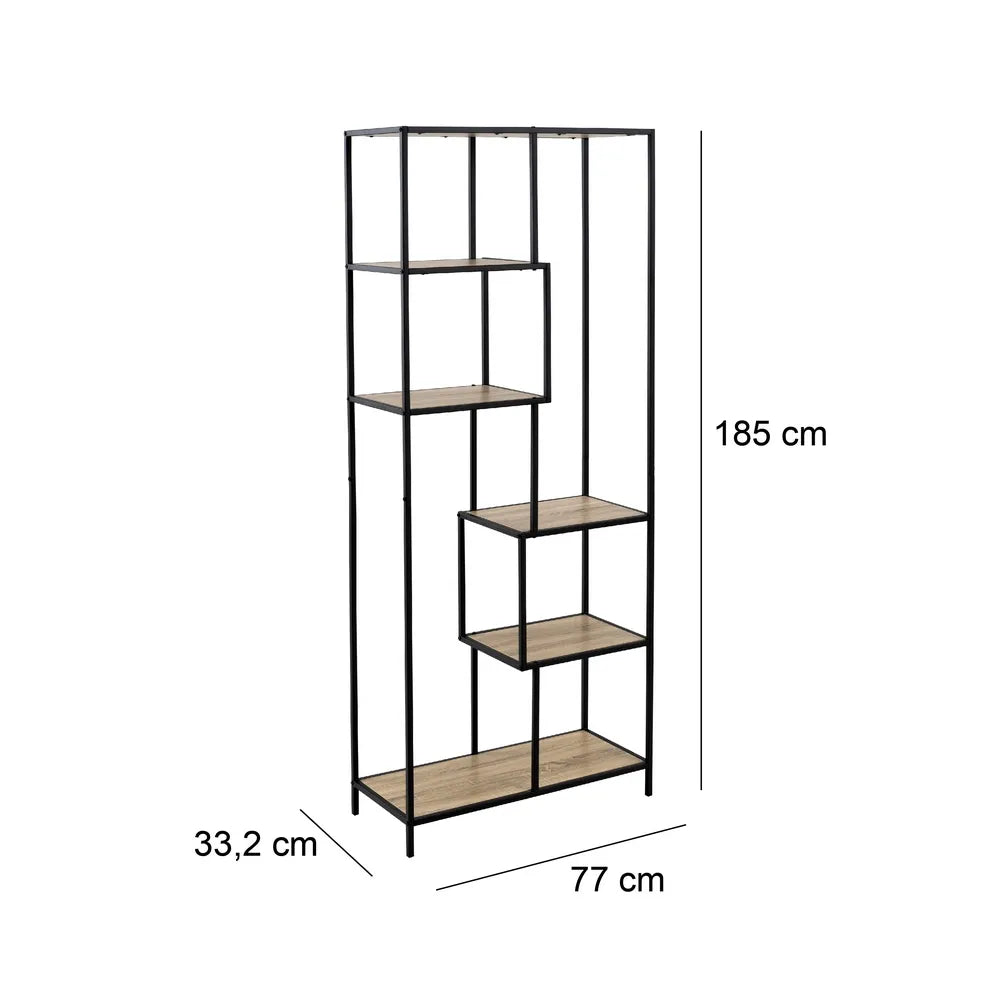 Estanteria 5 baldas pb-metal 77*33*185cm