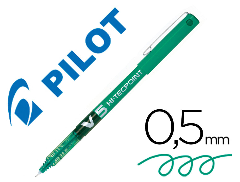 PILOT PUNTA FINA V-5 ( + colores )