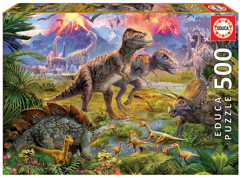 Puzzle Dinosaurios 500pzs