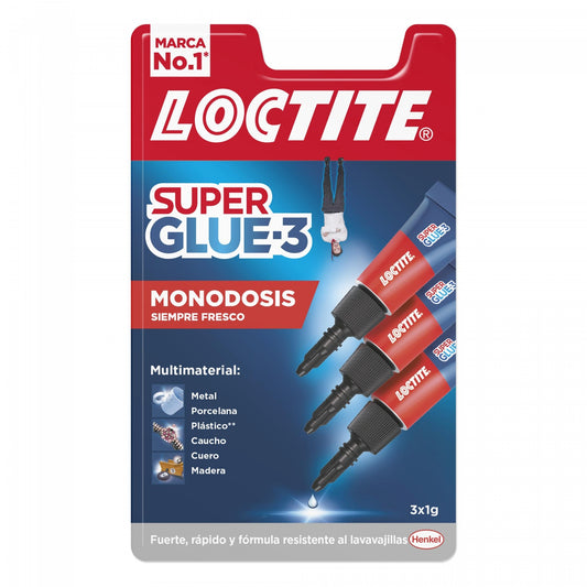 Loctite Super Colla-3 Minitrio 3x1gr