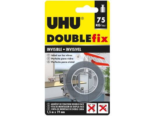 UHU Doublefix invisibile 75 kg/rotolo