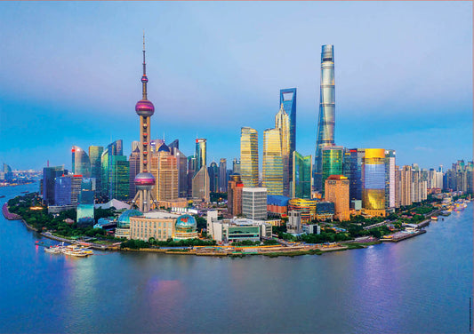 Puzzle Shanghai al Atardecer 1000pzs