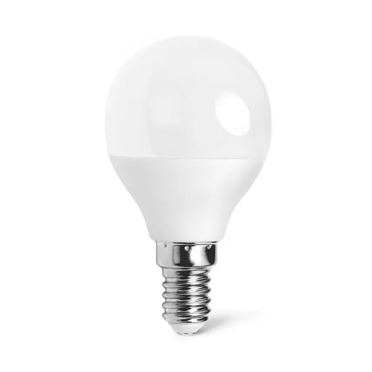 Bombilla LED esférica 9W 6000K E14