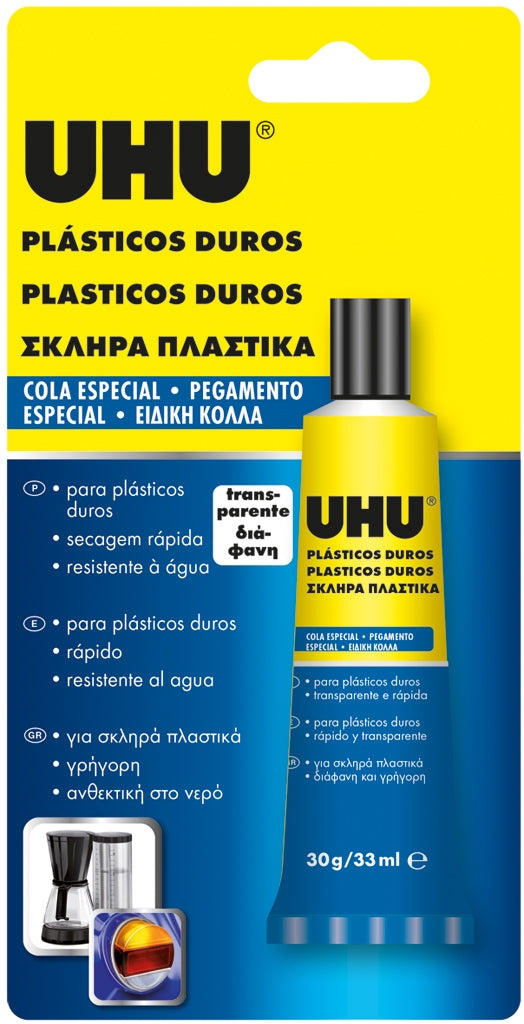 UHU Plasticos duros 30g/33ml