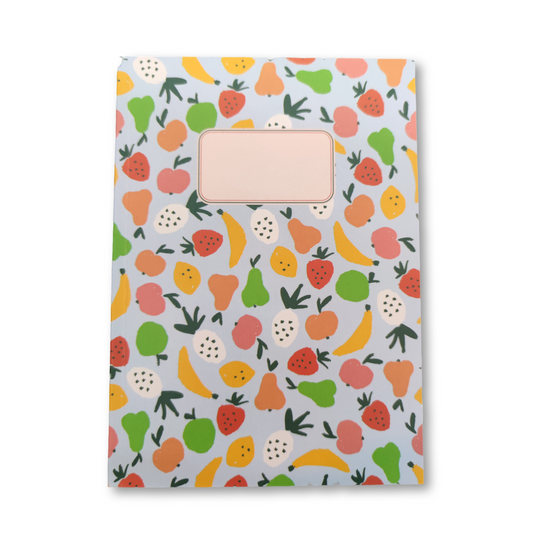 Quaderno con foglie rosa 15*21 cm
