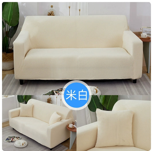 Funda sofá elástica y ajustable beige