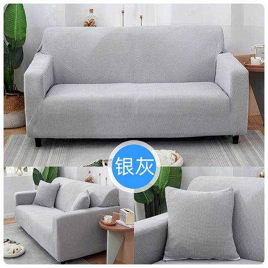 Funda sofá elástica y ajustable gris