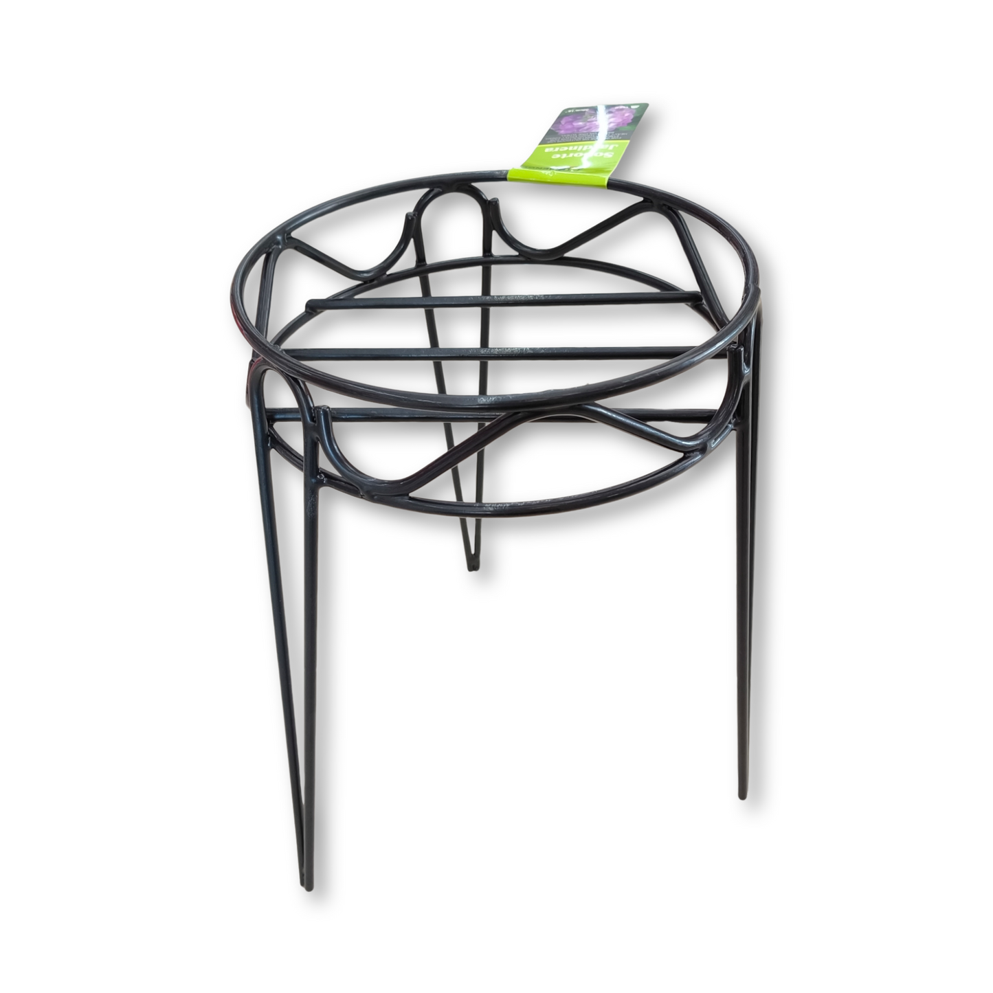 Soporte maceta hierro forjado Ø24*32cm