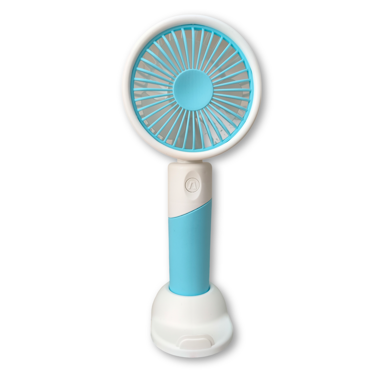 Mini ventilador mano y soporte de movil