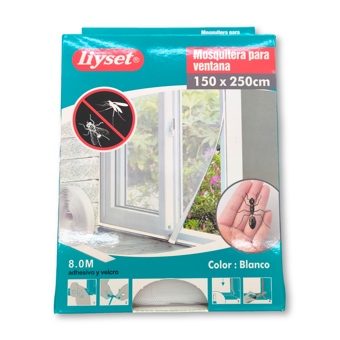 Mosquitera para ventana de 150*250cm gris