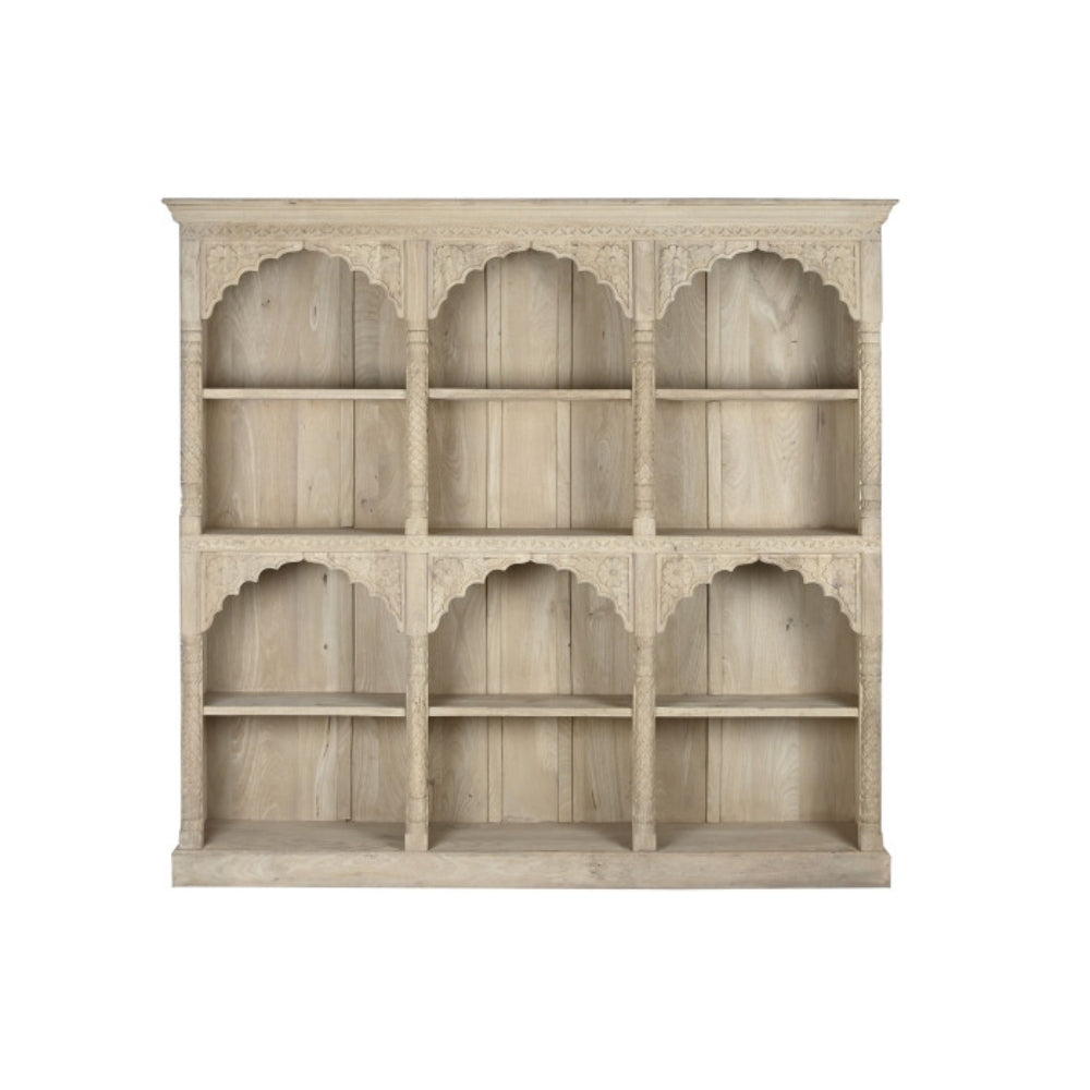 Estanteria Madera / 204x38x196 / Tallada a Mano
