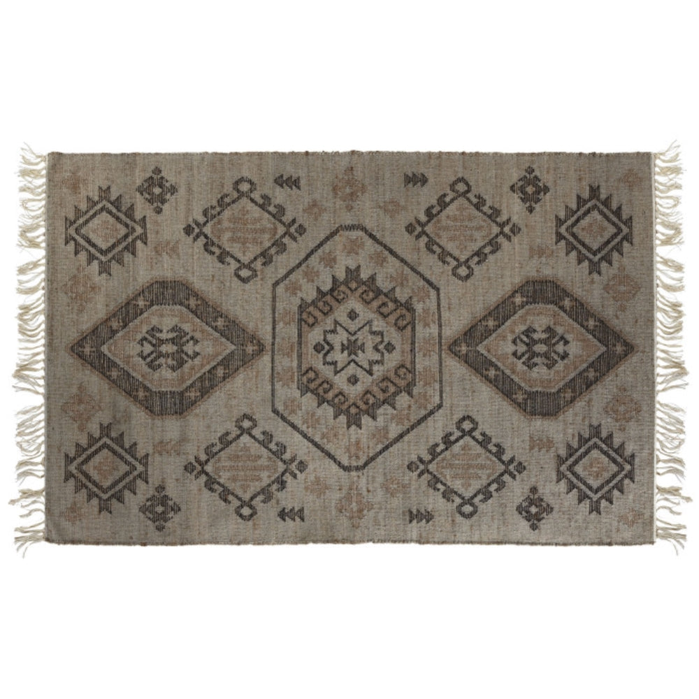 Alfombra yute algodón 300x200 1400 gsm kilim