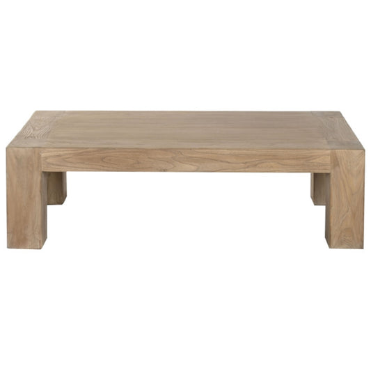 Mesa de Centro de Olmo Macizo 140x70x42 cm