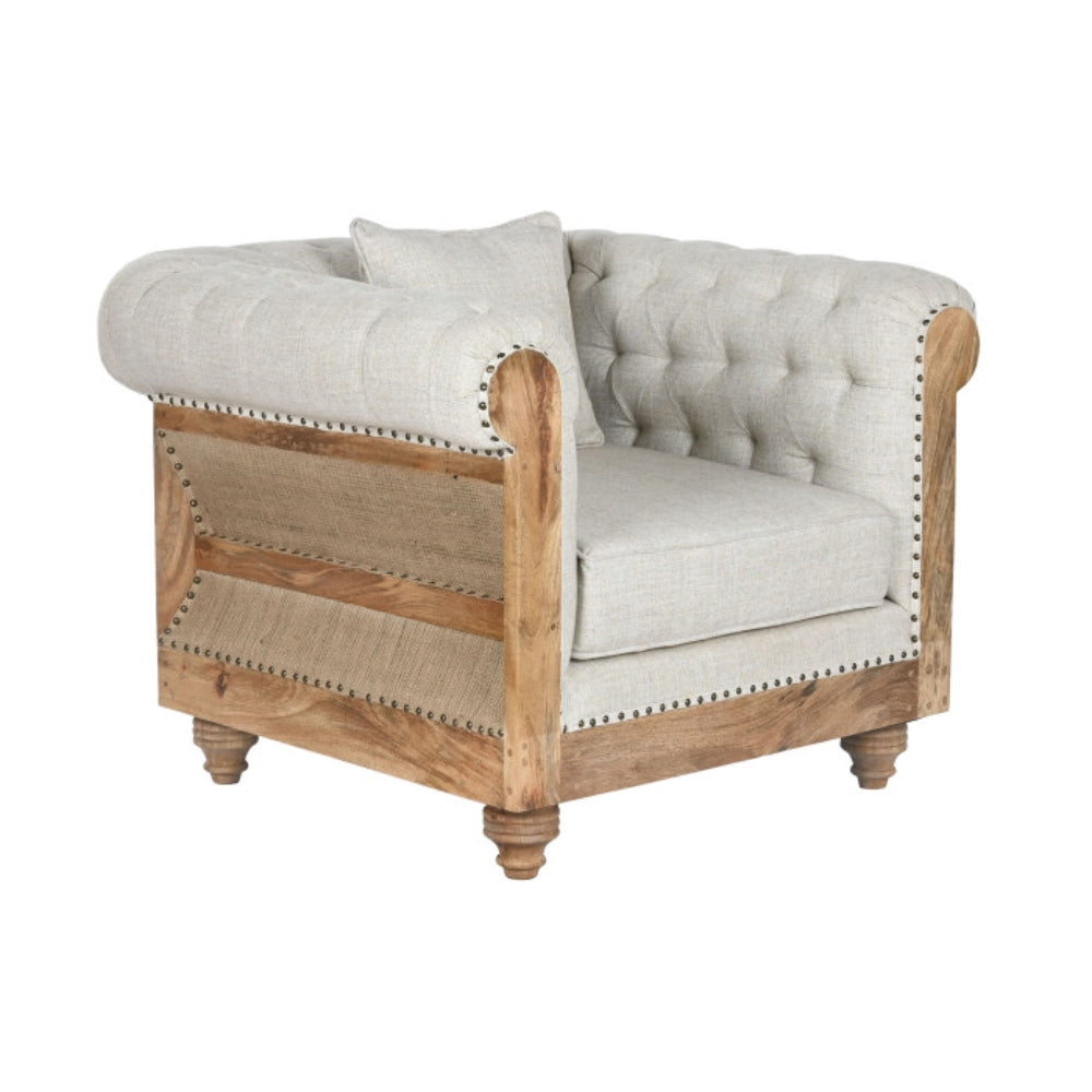 Sillón Mango Poliéster 101x90x79 con 1 Cojín