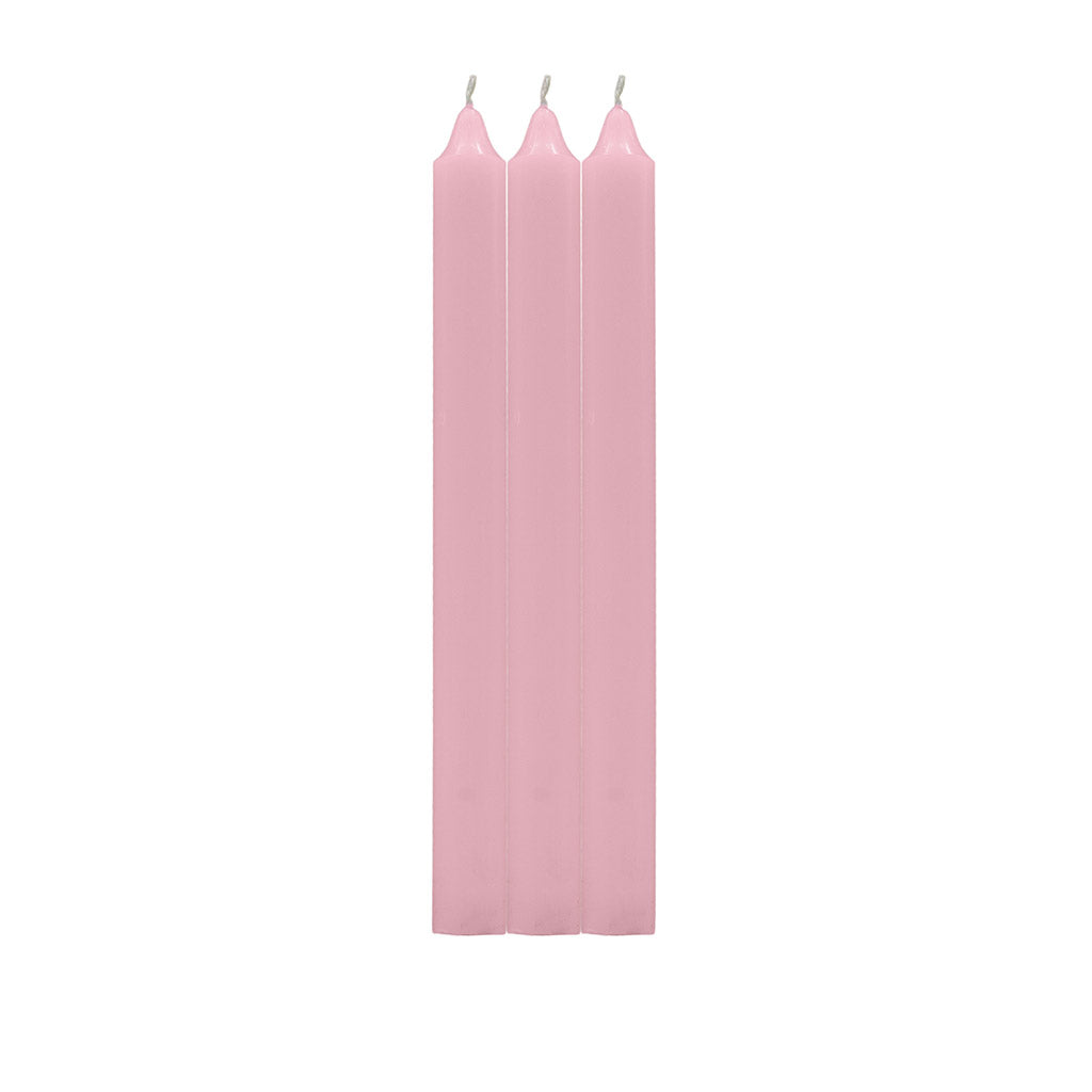 Pack 3 velas cirio rosa