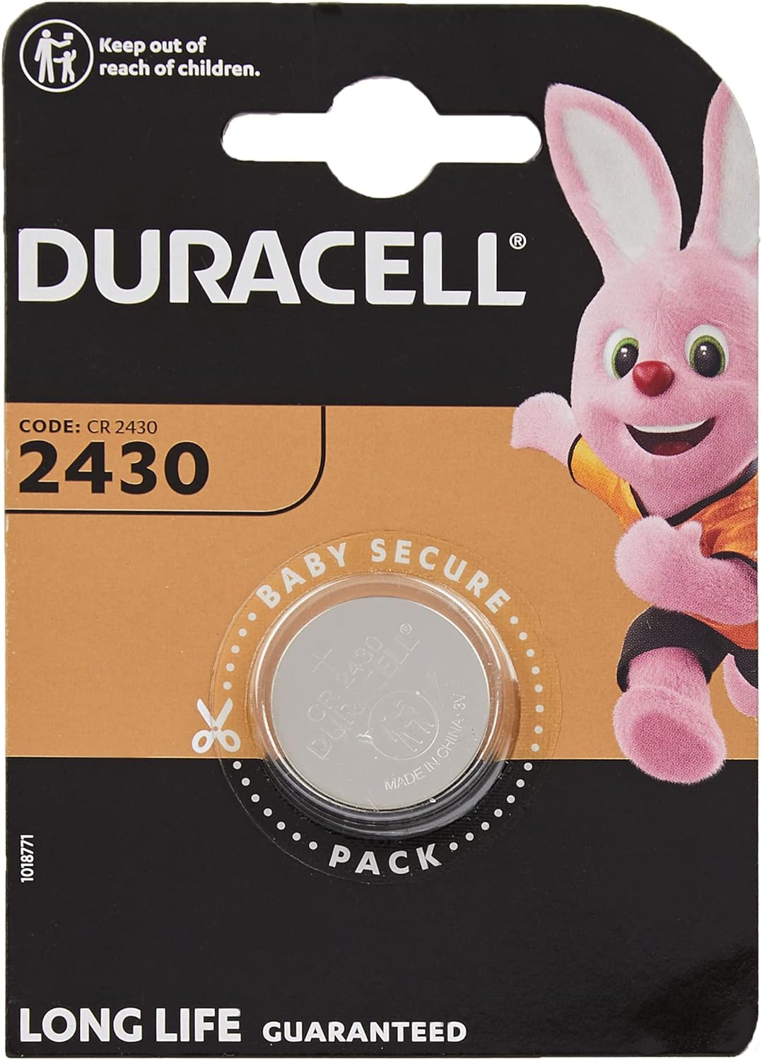 Pila duracell CR2430