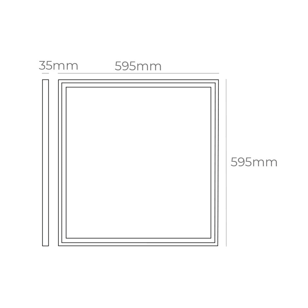 Panel de led 40w 4300lm 60*60cm luz dia