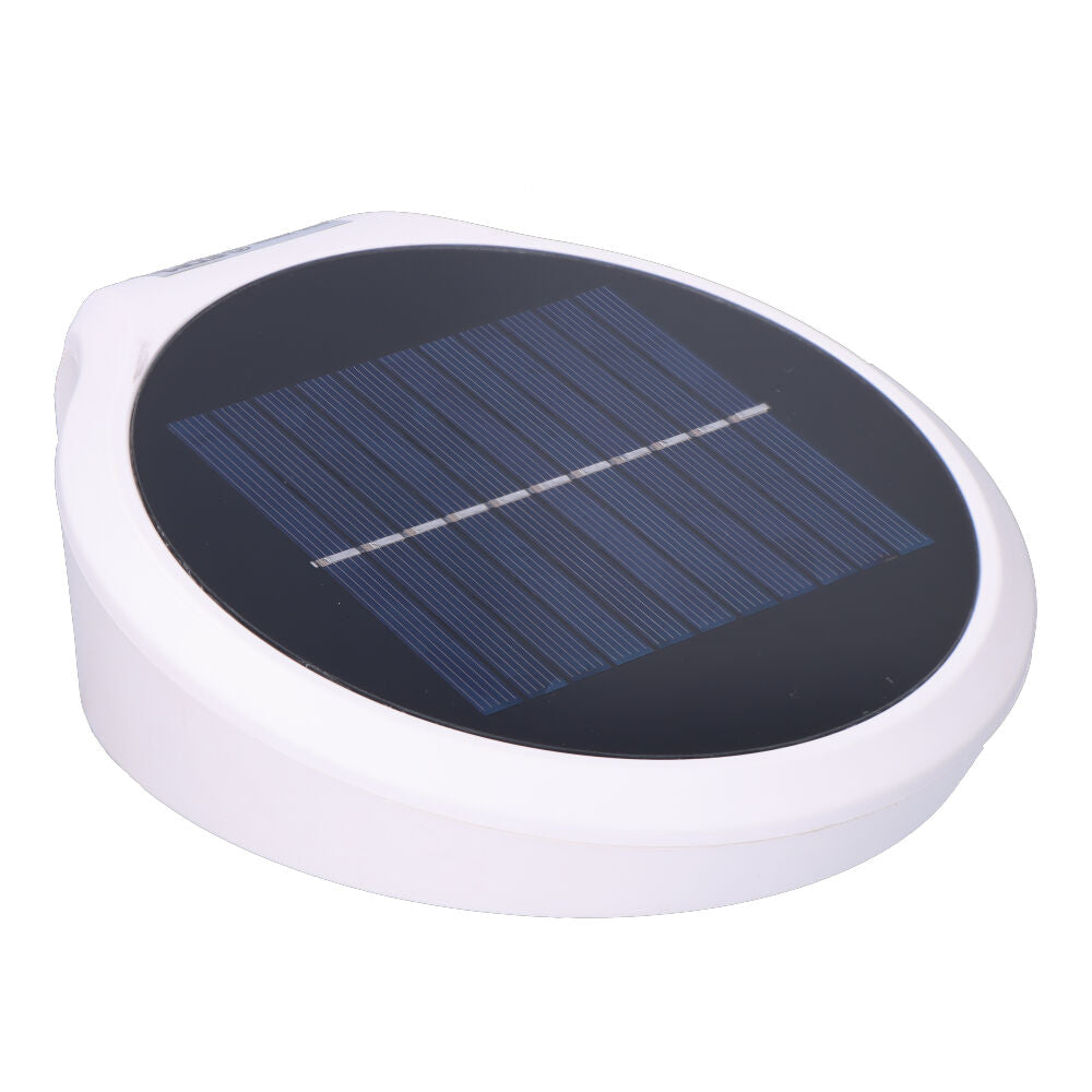 Aplique solar 1.8w 155lm 6500k con sensor blanco