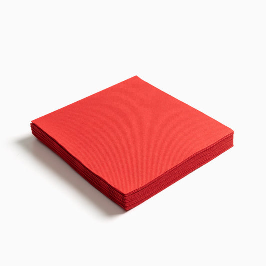 Servilleta de papel premium 40x40cm rojo