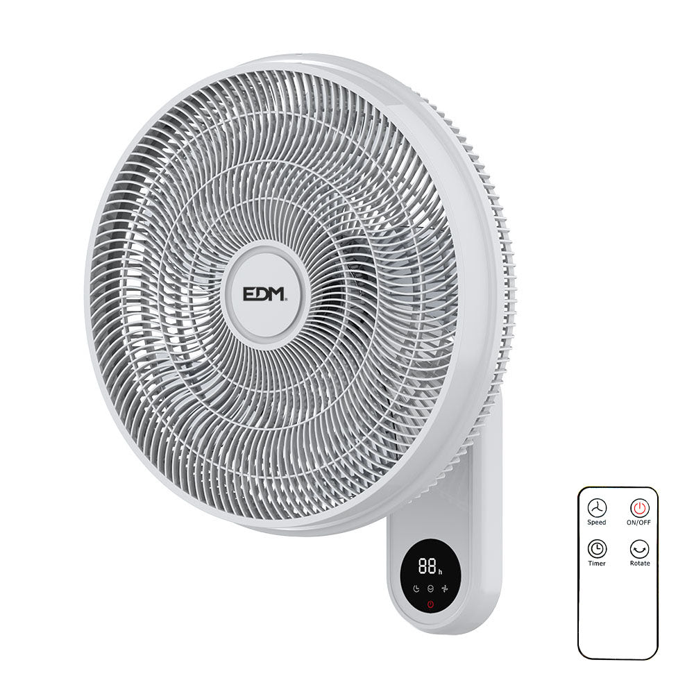 Ventilador pared 50w con mando