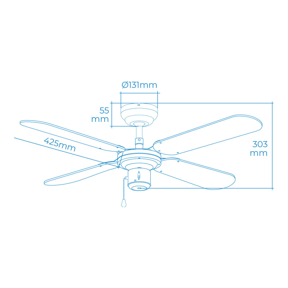 Ventilador de techo Baltico Ø102cm